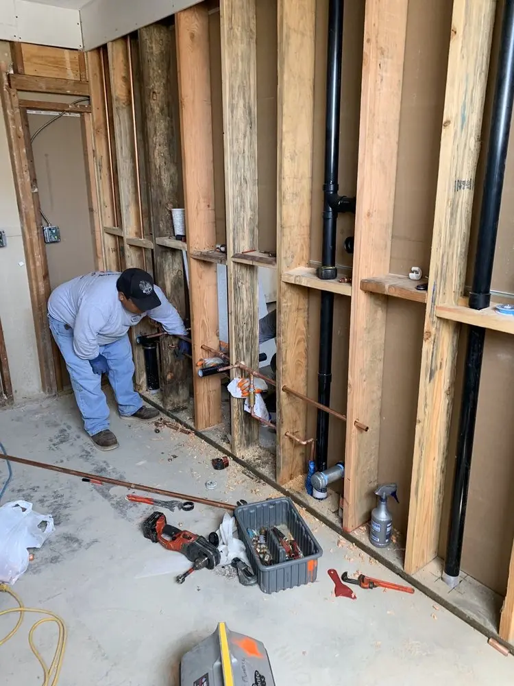 Commercial rough-in plumbing for Water Heater Replacement in Downtown Manchester